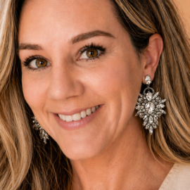 Clip oorbellen glam ice