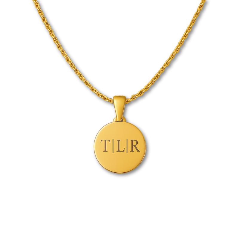 Ketting met 3 initialen | Graveren