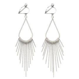 Clip oorbellen Fringes