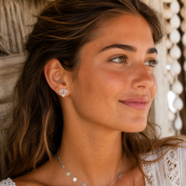 Oorknopjes Diamant