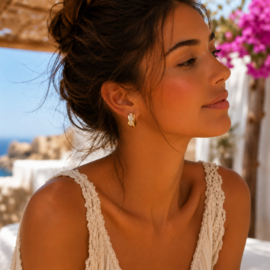 Clip Oorbellen met Strass – Elegant & Tijdloos