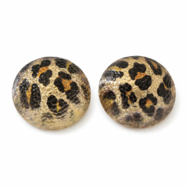 Luipaard Print Clipoorbellen Statement