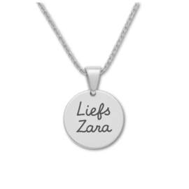 Ketting met unieke boodschap | Graveren