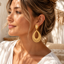 Clip oorbellen Vintage Goudkleurig