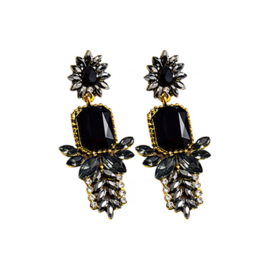 Statement Earrings Black Summer