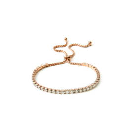 Rose Gouden Armband Steentjes