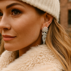 Clip oorbellen glam