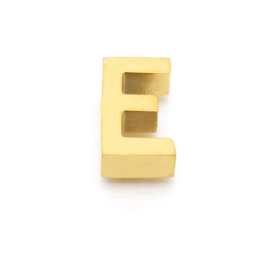 Gouden Ketting Letter E