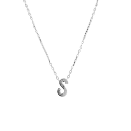 Zilveren Ketting Letter S