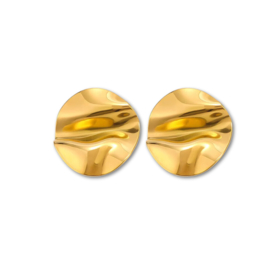 Clip oorbellen wave