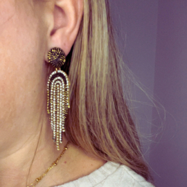 Statement Oorbellen Zwart Luxe