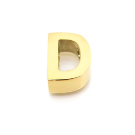 Gouden Ketting Letter D