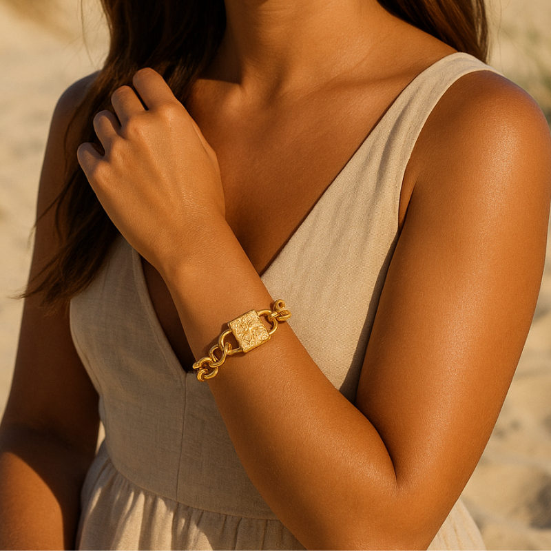 Schakel Armband Chunky Lock