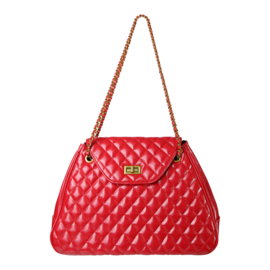 Shopper Checkered Rood