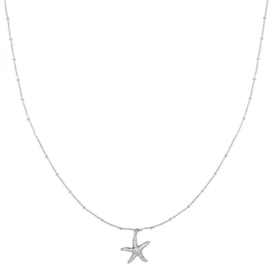 Zilveren Ketting Starfish