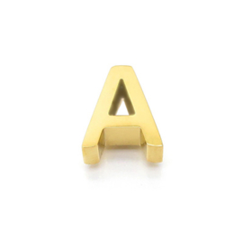 Gouden Ketting Letter A