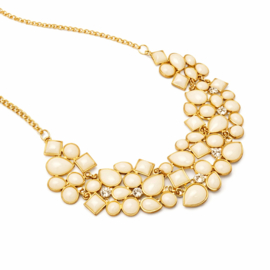 Statement Ketting Bohemian Wit