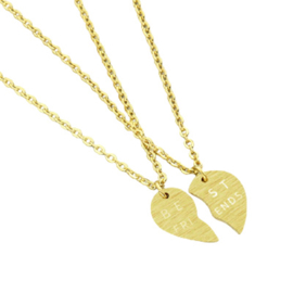 Gouden Ketting met hanger Best Friends