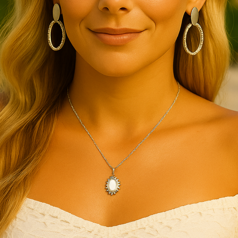 Ketting met hanger Zon