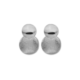 Clip oorbellen double circles