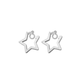 Clip oorbellen ster