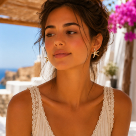 Clip Oorbellen Zeester – Ibiza Style