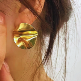 Clip oorbellen wave