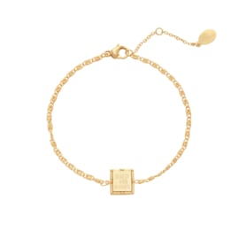 Armband Goud Square Quote