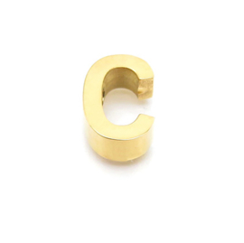 Gouden Ketting Letter C