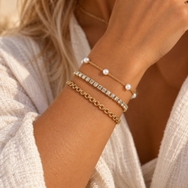 Armbanden set Golden Glow