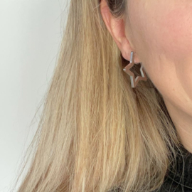 Clip oorbellen ster