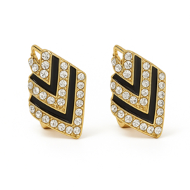 Clip oorbellen Noir Luxe