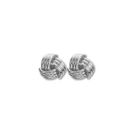 Clip oorbellen knot