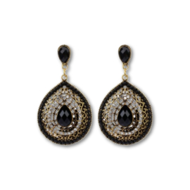 Statement oorbellen bohemian stones