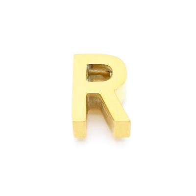 Gouden Ketting Letter R