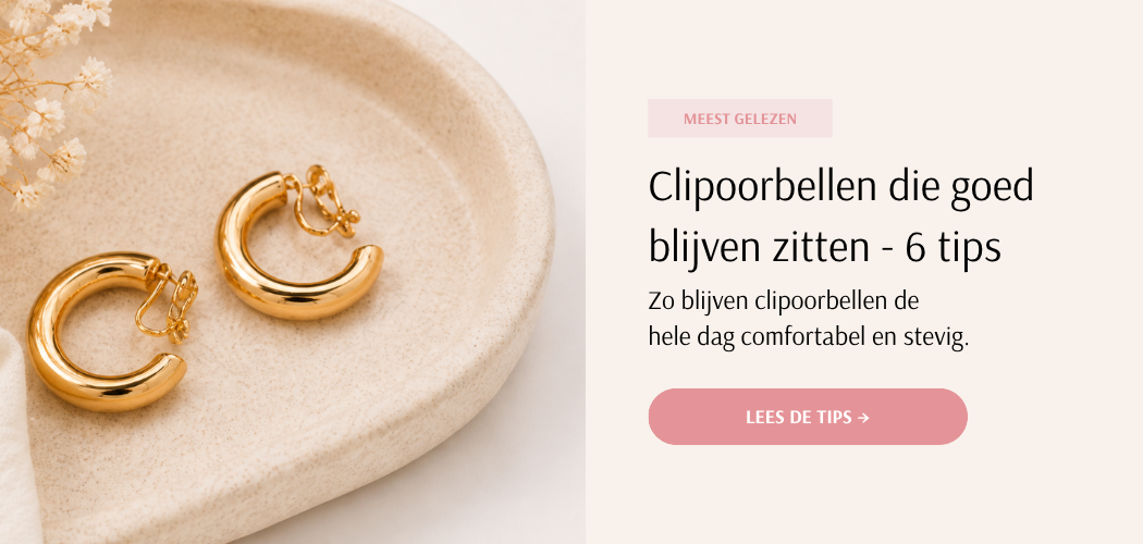 Clipoorbellen die blijven zitten