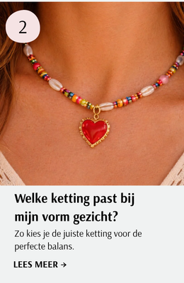 Welke ketting bij mijn vorm gezicht?