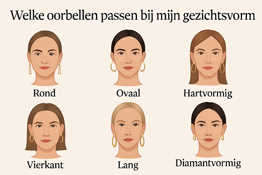 Welke oorbellen passen bij mijn gezicht | Blog | Marody