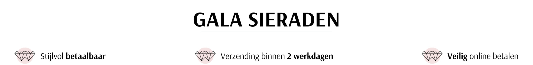 Gala sieraden