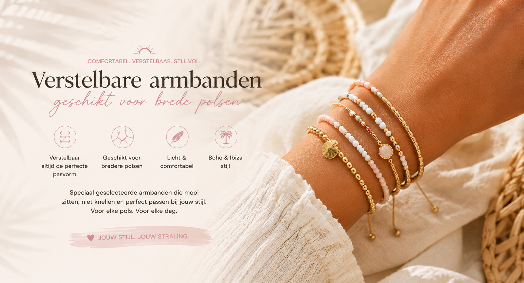 Armbanden voor brede polsen