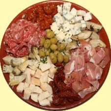 Schotel nr 6 - Kazen, vleeswaren en antipasti