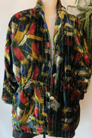 Vintage Green velvet parka jacket