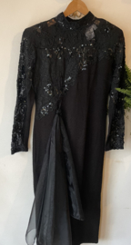 Vintage 80s Deadstock Sequin lace Dress