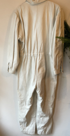 Vintage 1980s White Leather Jumpsuit