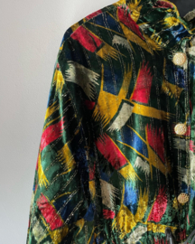 Vintage Green velvet parka jacket