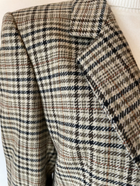 Vintage oversized Fall Tartan blazer