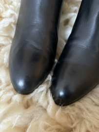 Vintage 1980s Black Leather boots