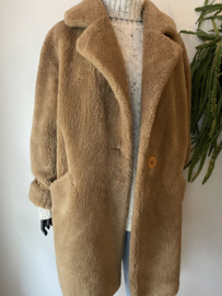 Vintage 80s wool teddy coat