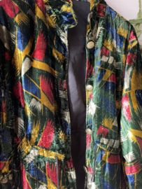 Vintage Green velvet parka jacket