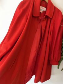 Vintage 1980s Red wool ESCADA coat